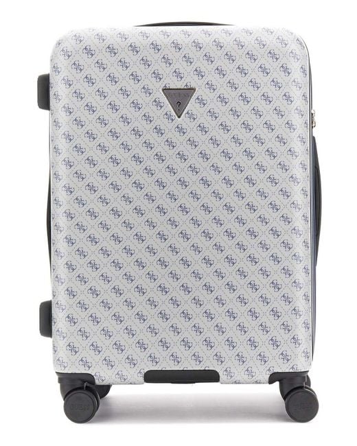 Valise Jesco 22 in 8-Wheeler Exp. Slate Logo Gris Clair Guess en coloris Gray
