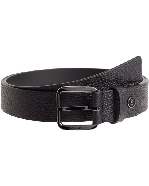 Calvin Klein Black Belt Concise 3.5 Cm Leather for men