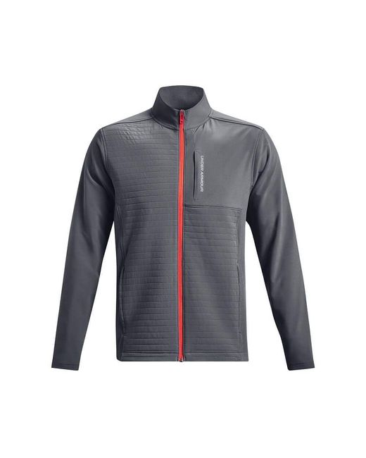 Under Armour Blue S Ua Storm Revo Windproof Full Zip Lightweight Golf Jacket Pitch Grey Large for men