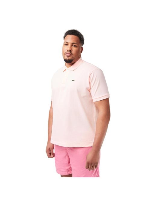 Lacoste Polo L.12.12 Original Fit Men L1212 uk Alpha Xl Regular Regular Light Pink for Men Lyst UK