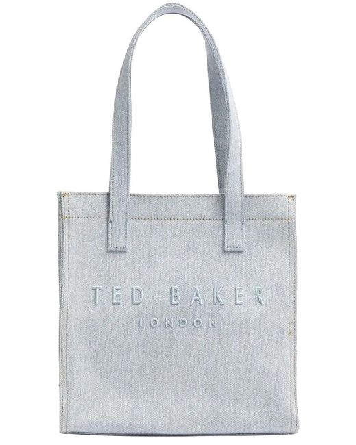 Ted Baker Black Small Icon Denim Tote Bag