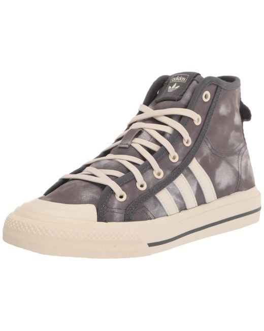 adidas Originals Synthetic Nizza Hi Rf Sneaker in White for Men - Save 30%  | Lyst