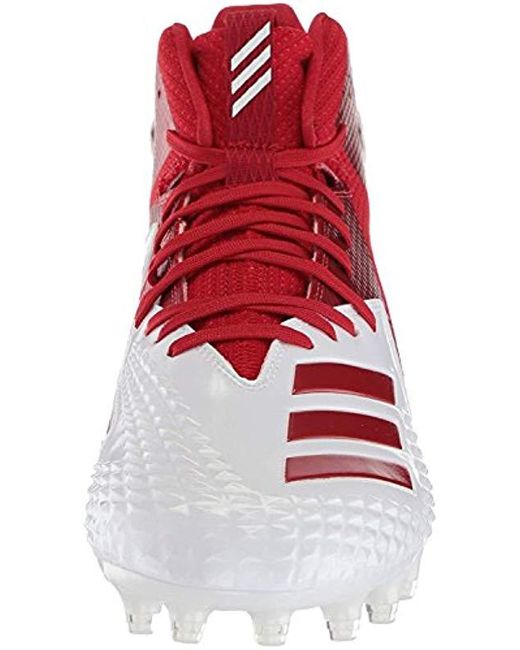 adidas Synthetic Freak X Carbon Mid Football Shoe, White Power Red, 12 M Us  for Men | Lyst