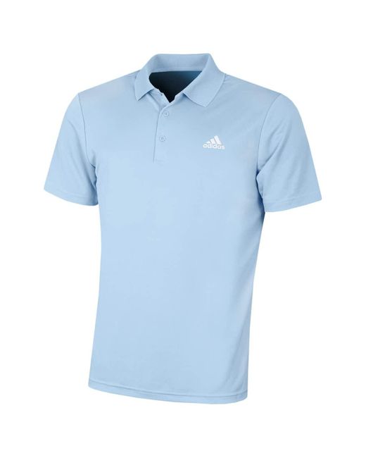 Adidas Performance Primegreen Poloshirt Voor in het Blue voor heren