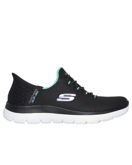 Skechers Black Slipper Summits Diamond Dream