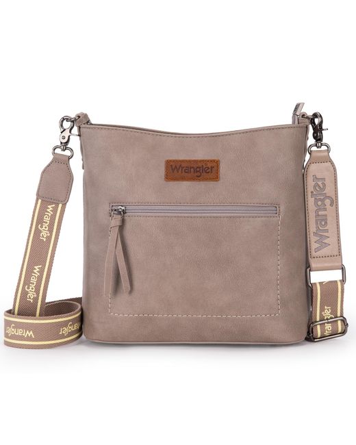 Wrangler Brown Crossbody Purse Bag Handbags For Lightweight Large Medium Size