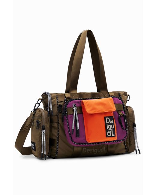 Desigual Red M Multi-Position Voyager Bowlingtasche