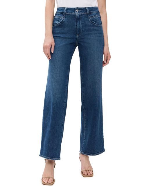 PAIGE Blue Sasha 32 Jeans With Updated Seamed Pockets