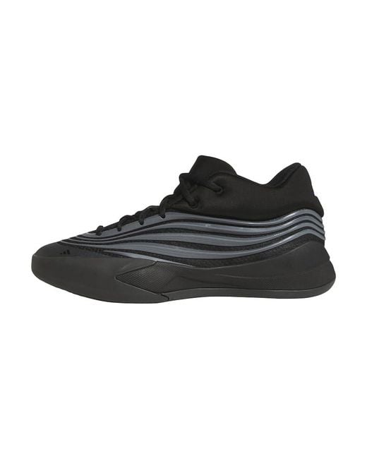 Adidas Dame X Schuhe Core Black/Iron Metallic/Lucid Blue 52 2/3
