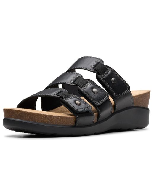 Clarks Black Calenne Lily Sandal