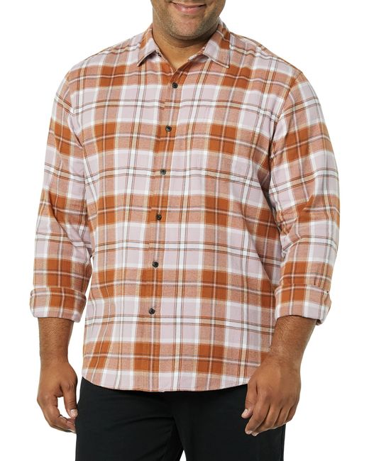 Amazon Essentials Multicolor Long-sleeve Flannel Shirt for men