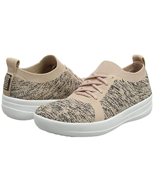 fitflop silver trainers