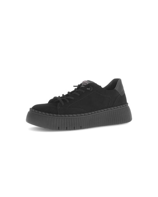 Gabor Black Low-Top Sneaker