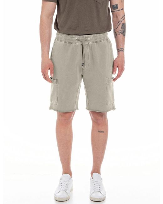 Replay Cargo-Shorts aus Baumwolle in Gray für Herren