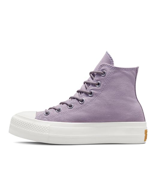 Converse Chuck Taylor All Star Lift Canvas Lavendel Sneakers in het Purple