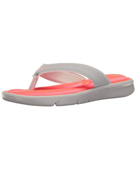 Nike Gray Ultra Comfort Thong Sandal