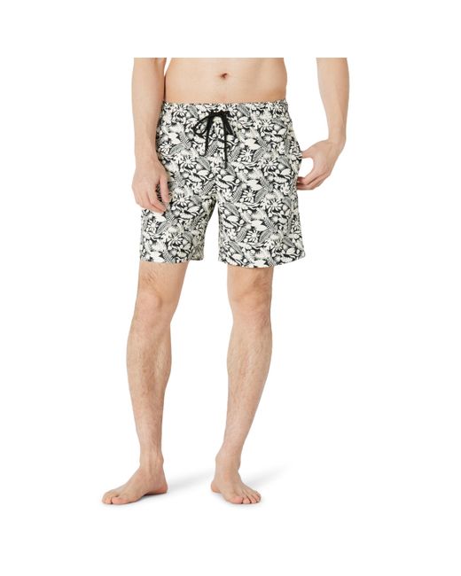 Amazon Essentials 18cm Badehose mit Netzfutter in Multicolor für Herren