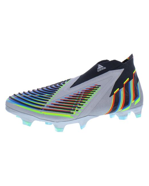 Scarpe da calcio unisex per adulti Edge.3 Predator Firm Ground di Adidas in Blue