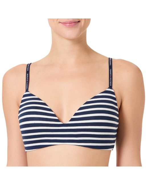 Tommy Hilfiger Licht Gevoerde Driehoek Prt Uw0uw05935 in het Blue