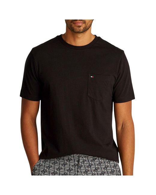 Tommy Hilfiger Essential Solid Pocket Tee Mw0mw37283 Langarmhemd in Black für Herren