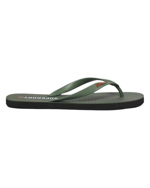 Superdry CORE Essential FLIP Flop Sandal in Green für Herren