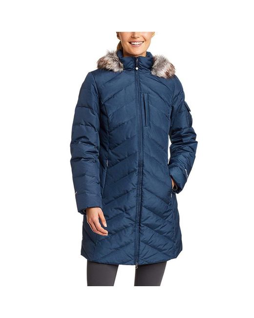 Eddie Bauer Crystal Ridge Down Parka in Blue Lyst