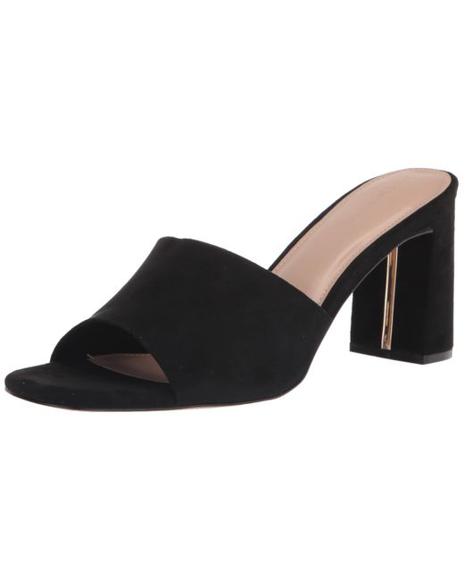 Pattie Mules à Haut Talon Bloc pour The Drop en coloris Black