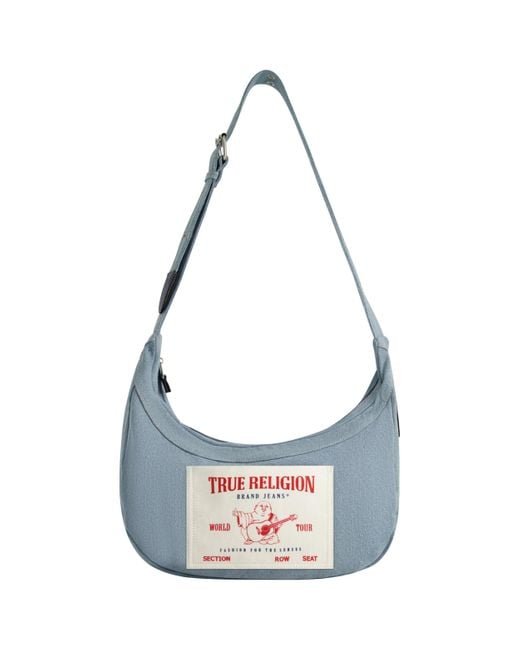 True Religion Blue Shoulder Bag Purse