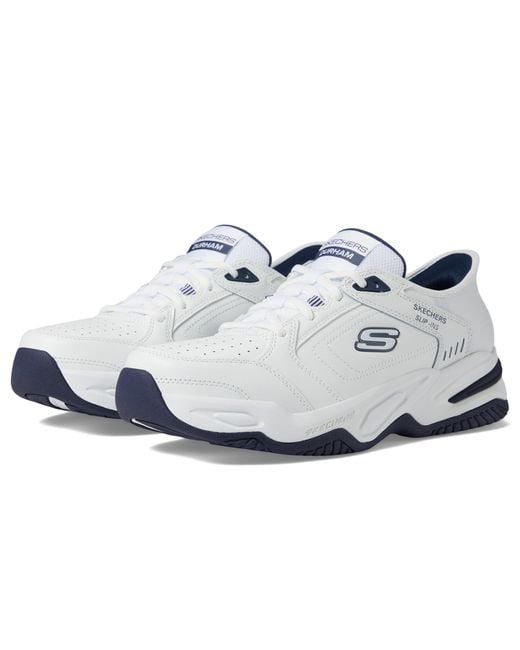 Skechers White Durham Hands Free Slip-In (/) Shoes for men