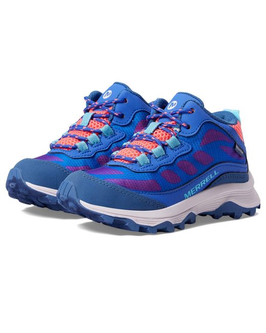 Moab Speed Mid Waterproof Hiking Boot di Merrell in Blue