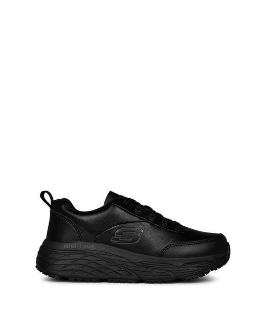 Skechers Black Max Cushioning Elite Sr Filchner Health Care Professional Shoe for men