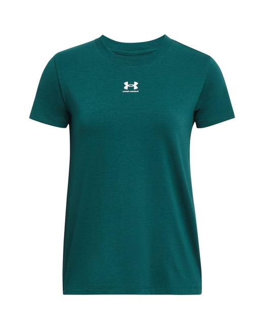 Under Armour Green S Off Campus T-shirt Tee Top Sports Teal M