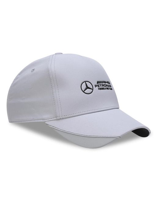 PUMA White Erwachsene Mercedes-AMG Petronas Motorsport Baseball-Cap ErwachsenerMercedes Team Silver Gray
