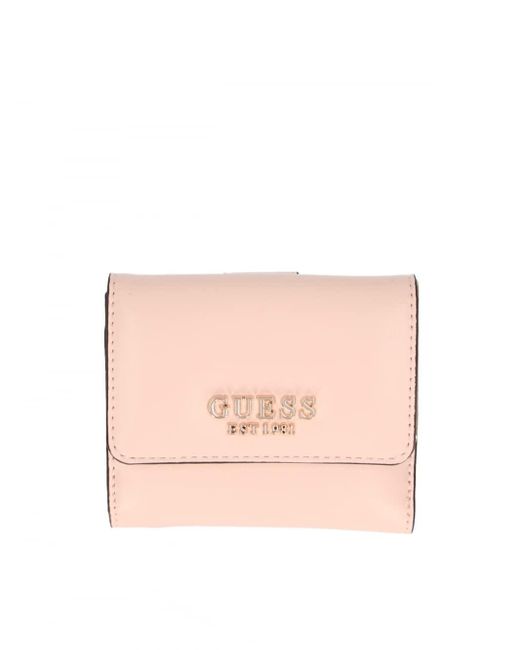 Laurel SLG Card & Coin Purse di Guess in Pink