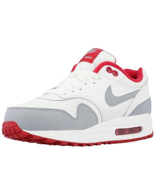 Nike White Wmns Air Max 1 Essential 599820-104 Low-Top Sneaker Weiß