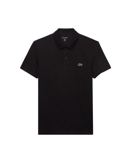 Polo de sport pour homme Lacoste pour homme en coloris Black