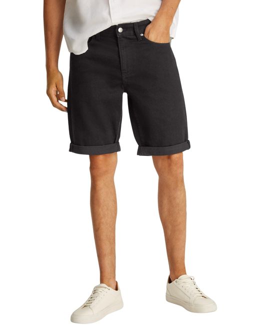 Calvin Klein Ck Jeans Slim Short J30j327514 in het Black voor heren