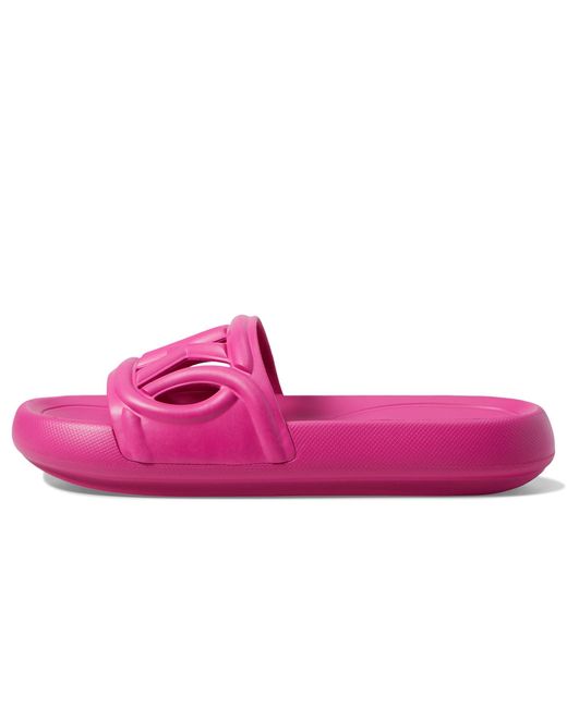 Michael Kors Pink Splash Slide Sport Sandal