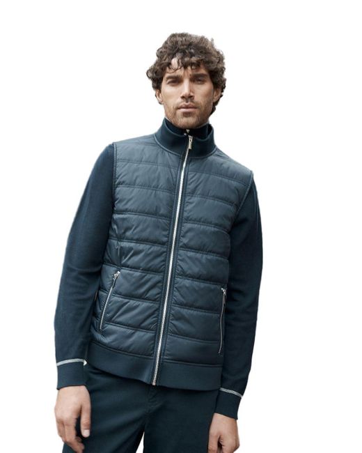 Burton Navy Hybrid Padded Jacket in Blau für Herren Lyst DE