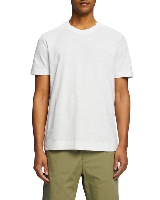 Esprit White 053eo2k302 T-shirt for men