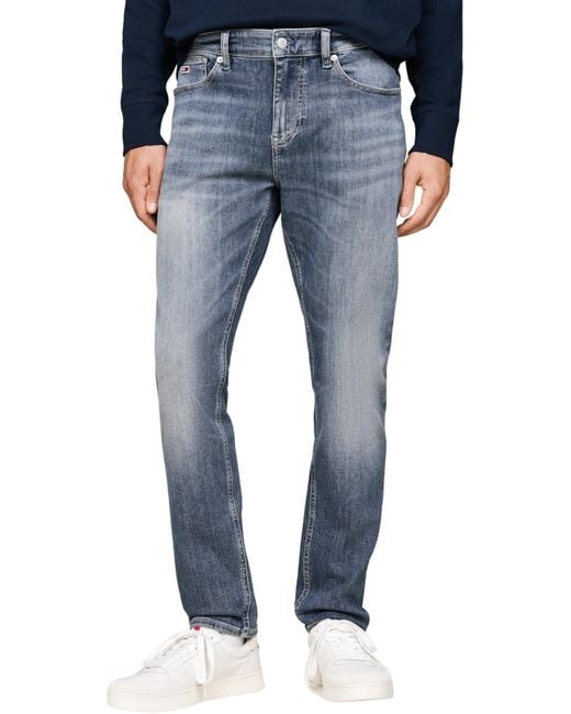 Uomo Jeans Austin Slim Fit Tapered Fit di Tommy Hilfiger in Blue da Uomo