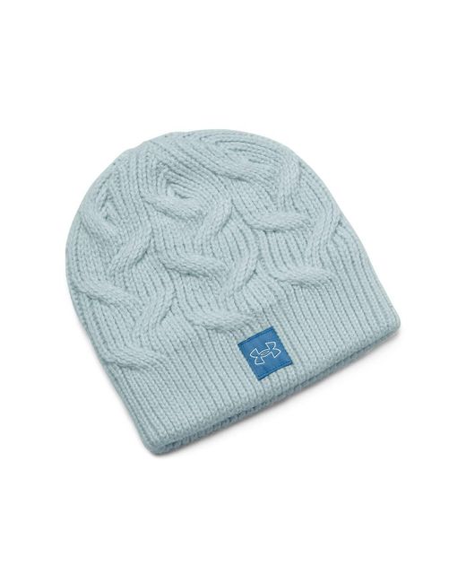 Under Armour Blue Standard Halftime Cable Knit Beanie,