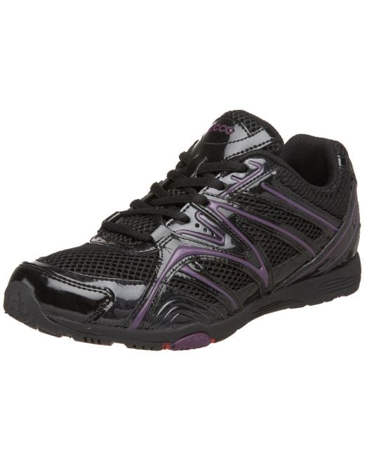 Ecco Fitness Racer Sola S Black Mesh Running Shoes New display Uk