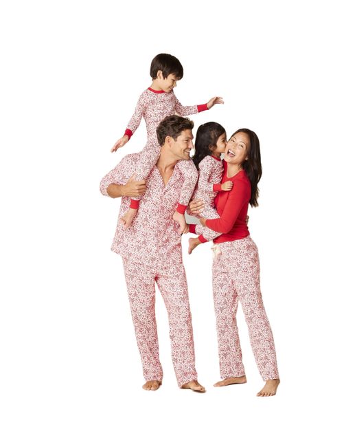 Pantalón de Pijama en Franela Amazon Essentials de hombre de color Red