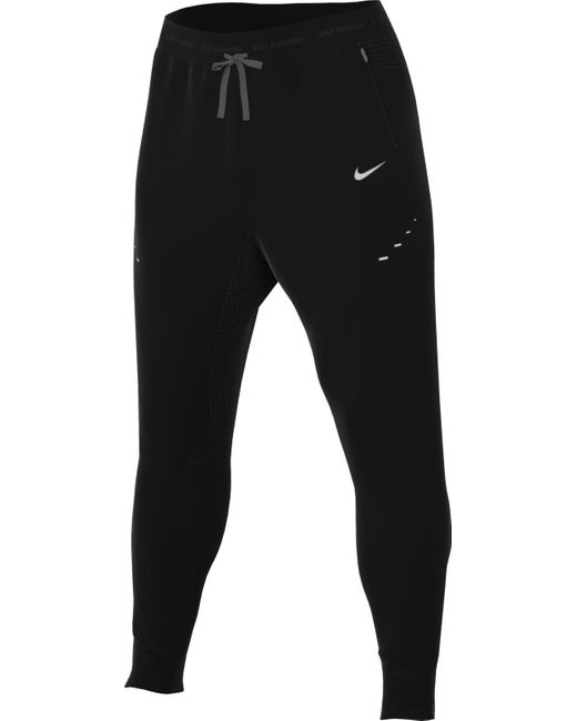 Nike Stride Dri-fit Web-hardloopbroek Voor in het Black voor heren