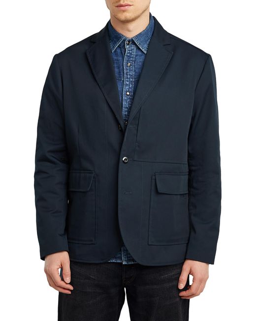 G-Star Chore Casual Blazer in het Blue voor heren