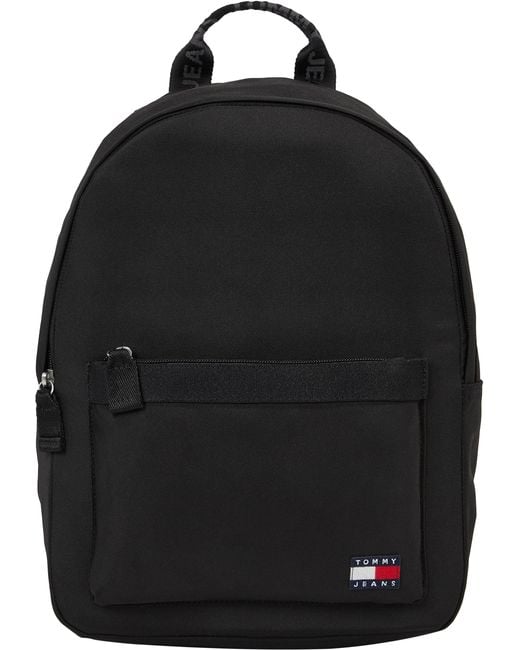 Tommy Jeans TJW Essential Daily Backpack AW0AW15816 Tommy Hilfiger en coloris Black