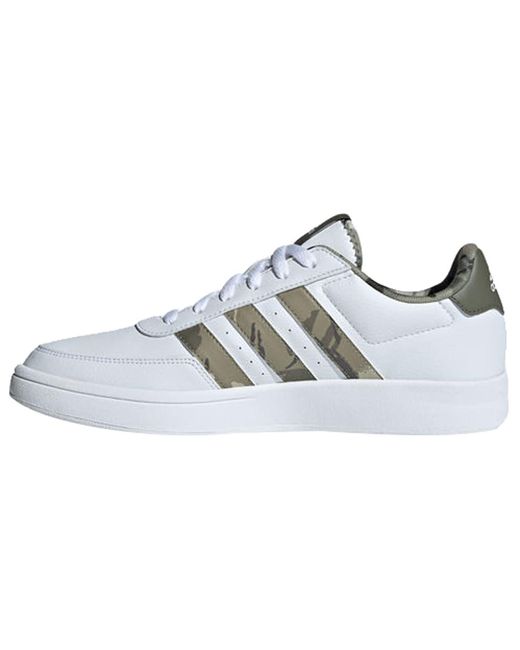 Adidas White Breaknet 2.0 Shoes Sneaker for men