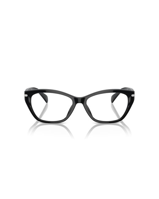 Ralph By Ralph Lauren Black Ra7161u Universal Fit Square Prescription Eyewear Frames