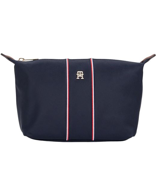 TH Icon Washbag Nylon Aw0aw17952 Tommy Hilfiger de color Blue